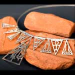 Amulets and Charms - Ankh and lotus necklace silver - Click here for more info
