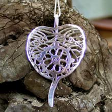 Amulets and Charms - Dharma Pendant Silver - Click here for more info