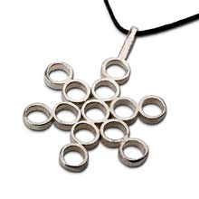 Amulets and Charms - Fruit of life pendant silver big - Click here for more info