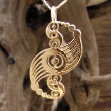 Amulets and Charms - Galactic Harmony Pendant Gold - Click here for more info