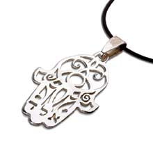 Amulets and Charms - Hamsa ALD silver - Click here for more info