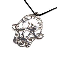 Amulets and Charms - Hamsa SAL silver - Click here for more info