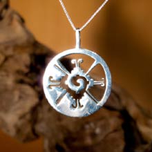 Amulets and Charms - Hunab Ku pendant silver - Click here for more info