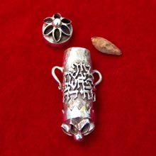 Amulets and Charms - Karma pendant silver - Click here for more info