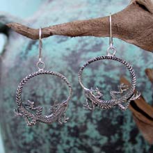 Amulets and Charms - Ouroboros Earring
             - Click here for more info