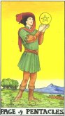 Tarot Meanings - Page of Pentacles
