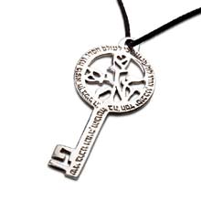 Amulets and Charms - Peace angel key silver - Click here for more info
