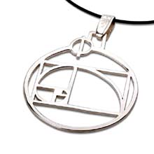 Amulets and Charms - Phi pendant silver - Click here for more info