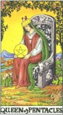 Tarot Meanings - Queen of Pentacles