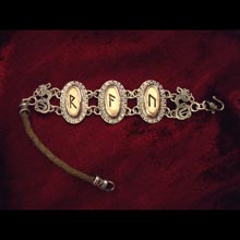 Amulets and Charms - Runes Bracelet Silver - Click here for more info