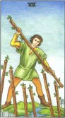 Tarot Meanings - Seven of Wands